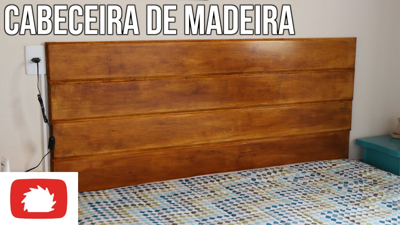 Como fazer CABECEIRA DE MADEIRA | Na Oficina