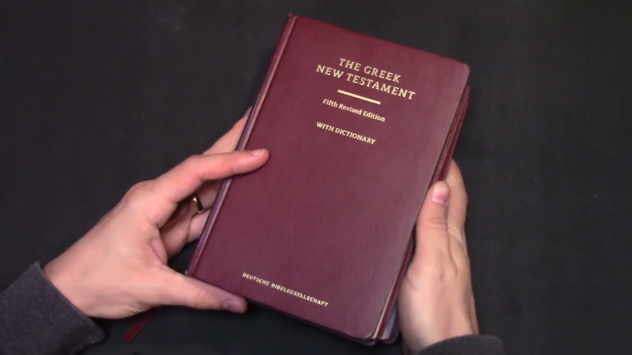 An Overlooked Resource - UBS 5 and NIV Greek-English New Testament