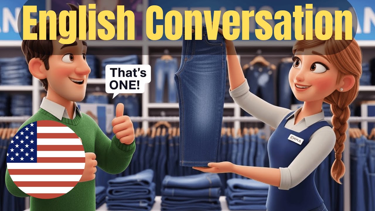 Learn English: A Simple Conversation for Clothes Shopping
