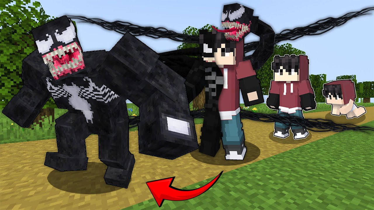 Evolving Into VENOM In Minecraft!