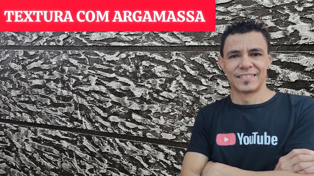 Textura feita com argamassa e pintura decorativa faça isso no lugar do reboco  | Pintura METALIZADA