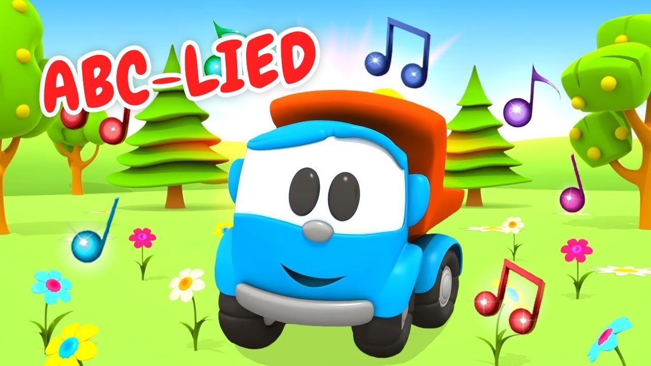 Kinderlieder auf Deutsch - ABC Lied - Cartoon mit Leo dem Lastwagen