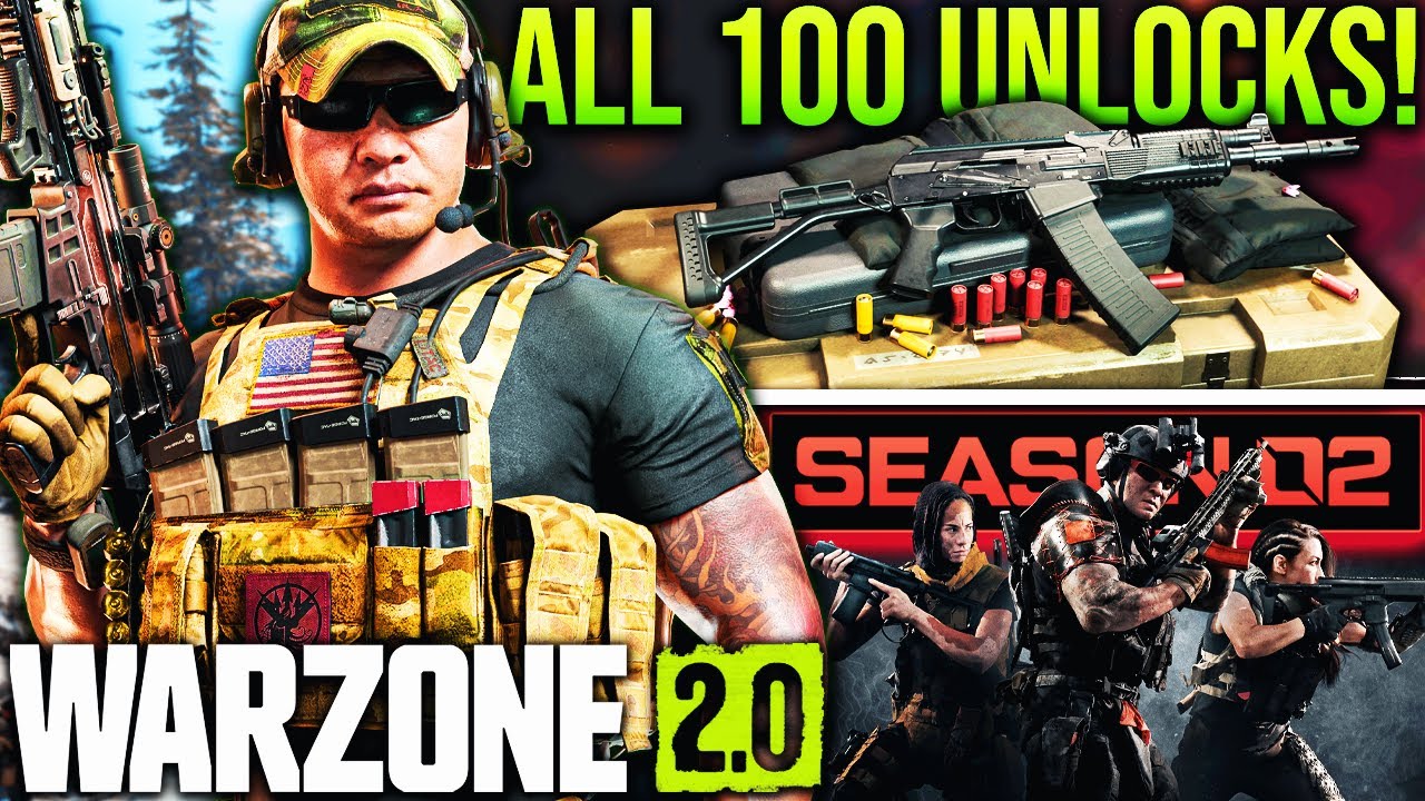 WARZONE 2: Full SEASON 2 BATTLE PASS! All 100 Tiers & Rewards! (MW2 Season 2 Battle Pass)