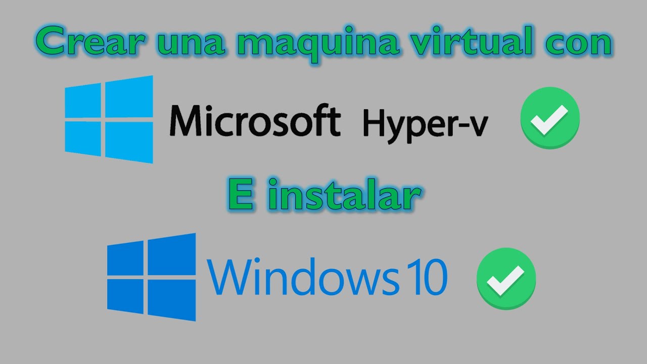 💻 Hyper-V - Crear maquina virtual e instalar Windows 10 | 2021 | ✅