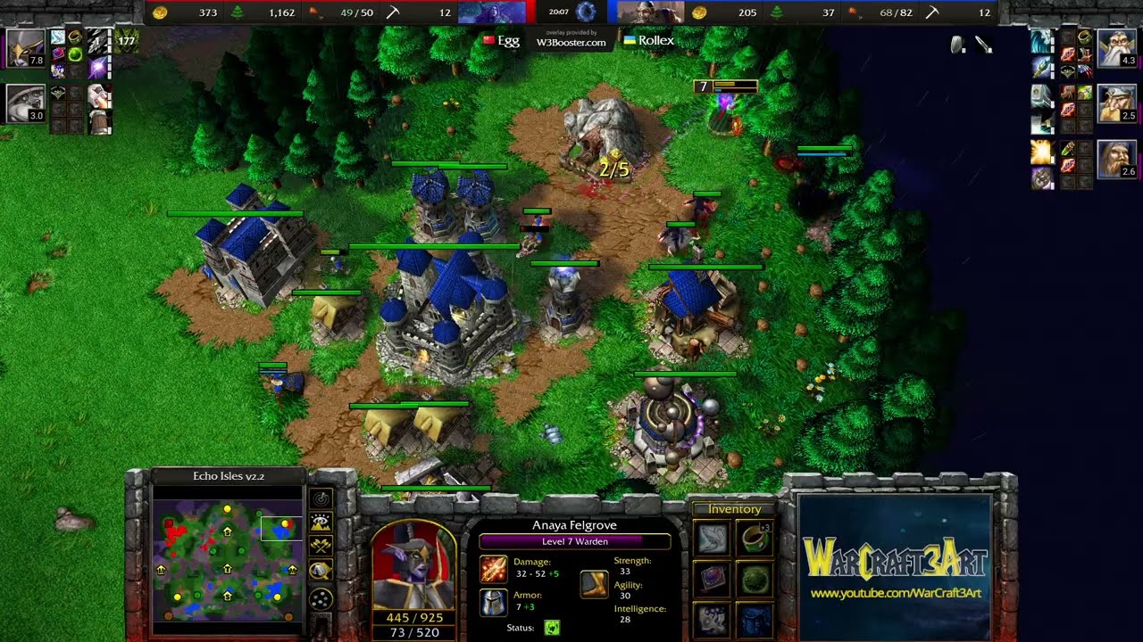 TH000(NE) vs Rollex(HU) - Warcraft 3: Classic - RN8878