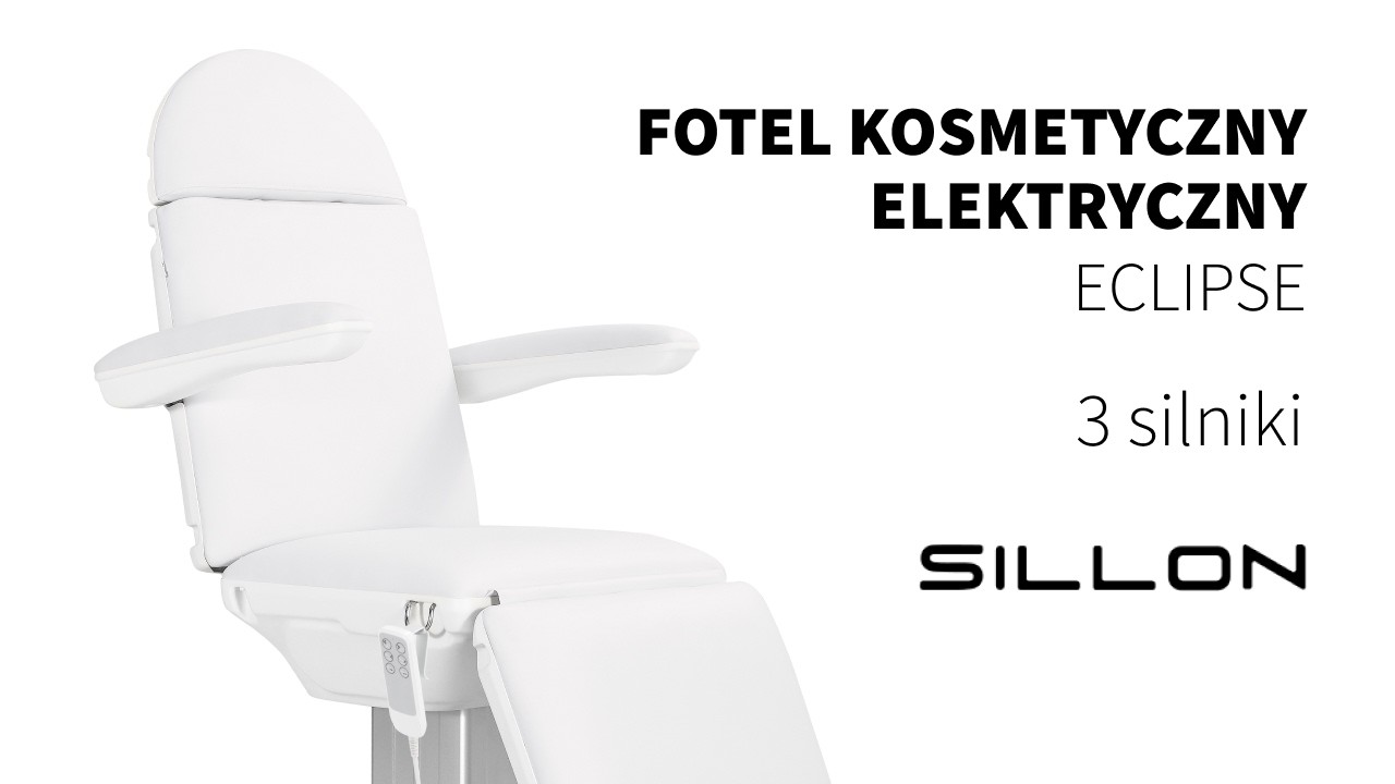 Fotel kosmetyczny elektr. Sillon Eclipse 3 siln.