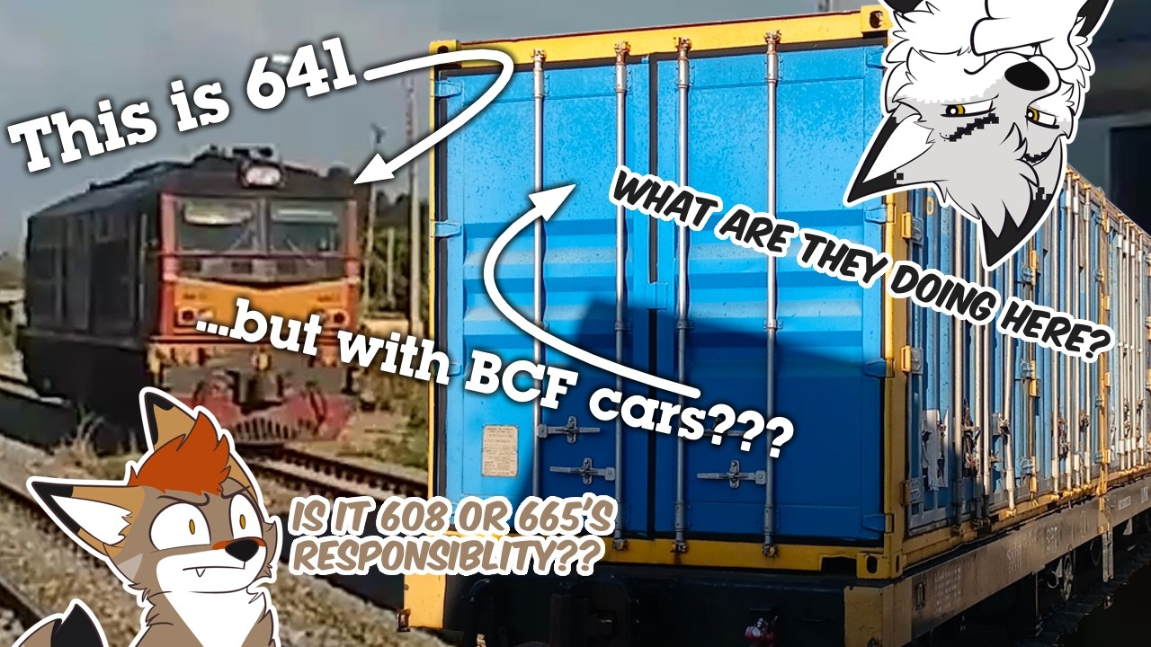 State Railway Thailand: 641 gets extra job today with BCF cars 02-28-26