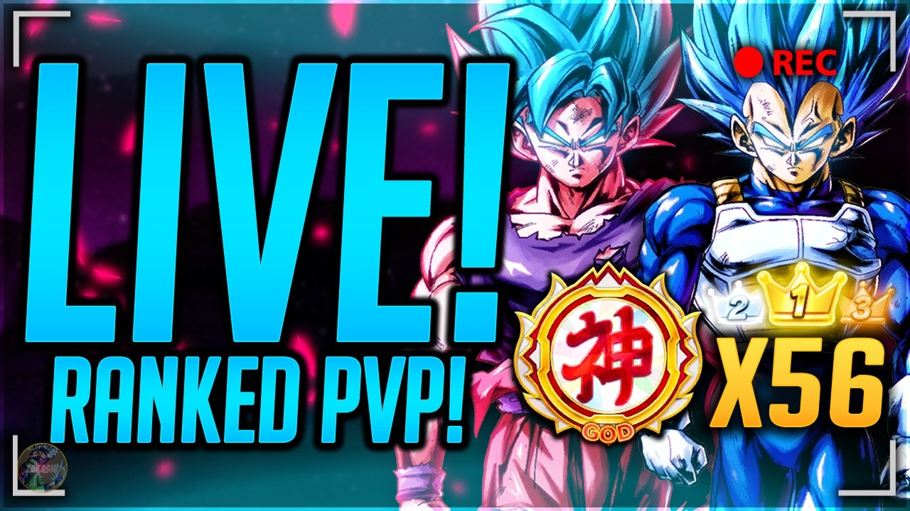LIVE! Tier List! 8 Star LEGEND Super Vegito Ranked PvP Gameplay! (Dragon Ball Legends)