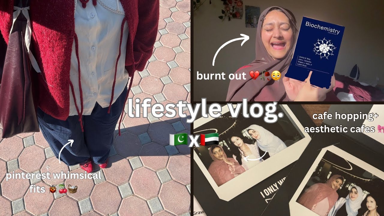 Day In The Life of A Pakistani 🇵🇰 Med Student in Dubai 🇦🇪 | Living Alone, Uni Life, Aesthetic Cafés 