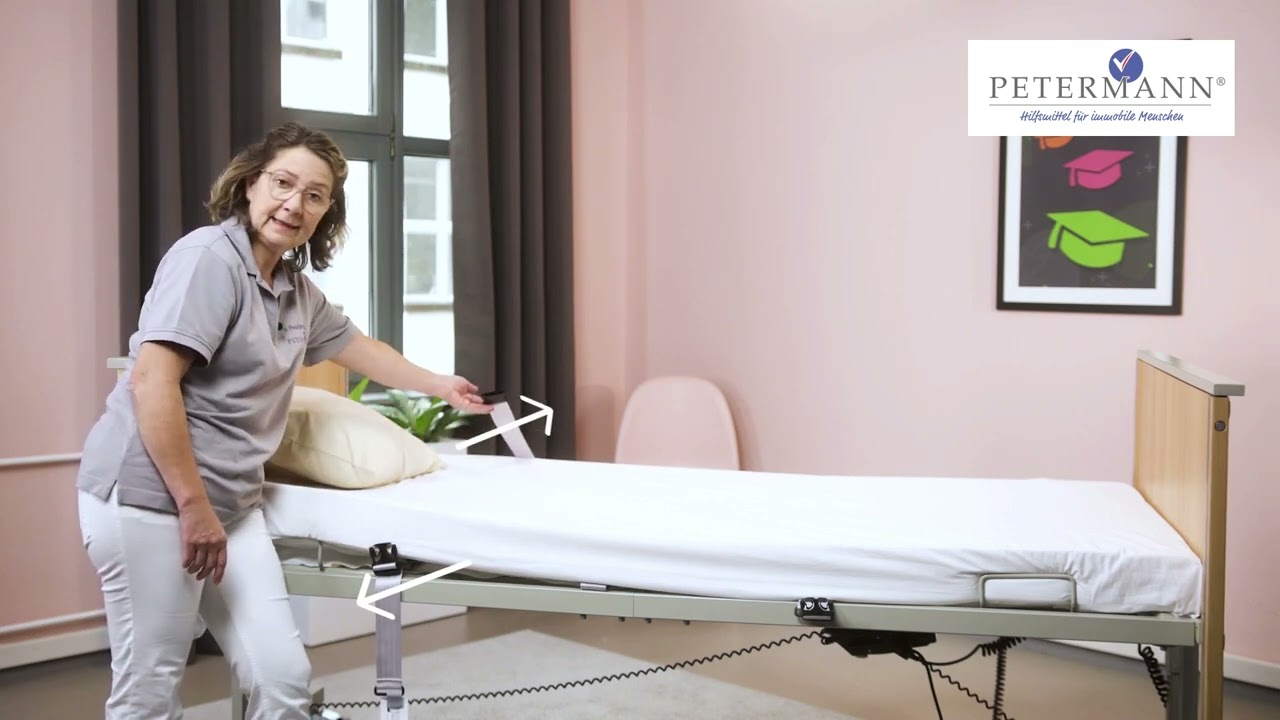 Evakuierung von bettlägerigen Bewohnern / Patienten - Das Petermann Evakuierungstuch