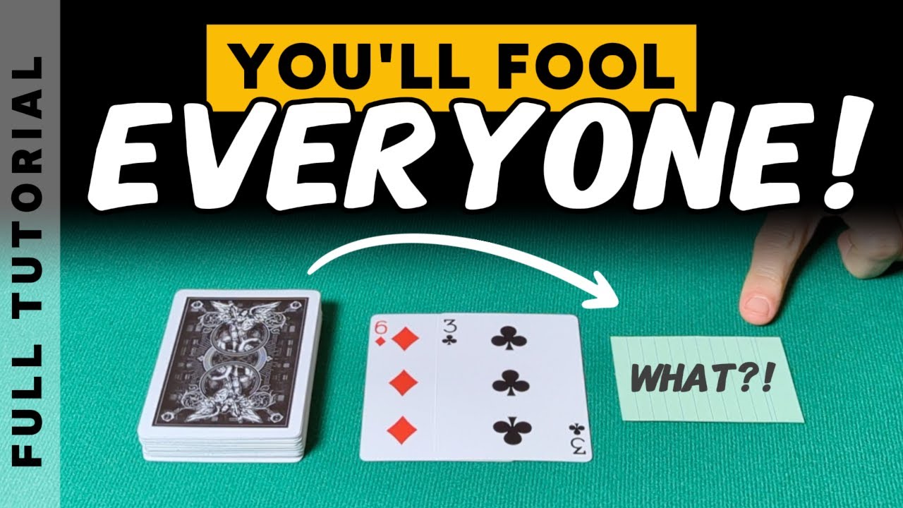 Fool Everyone: Master This Unbelievable Self-Working Card Trick!