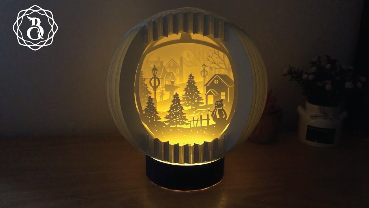 HOW TO ASSEMBLE MERRY CHRISTMAS POP-UP SPHERE