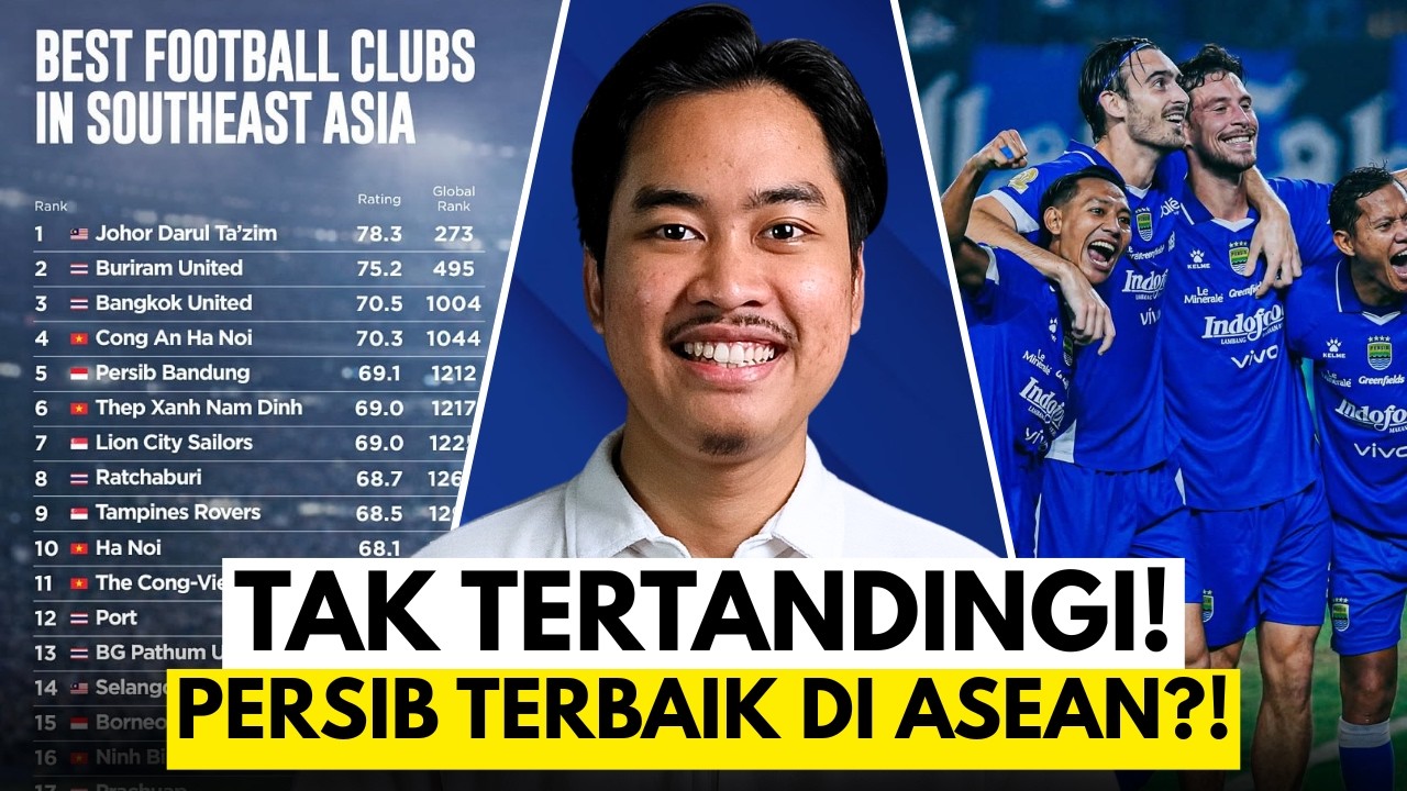 GAK CUMA DI INDONESIA! PERSIB JADI KLUB TERBAIK DI ASEAN?!