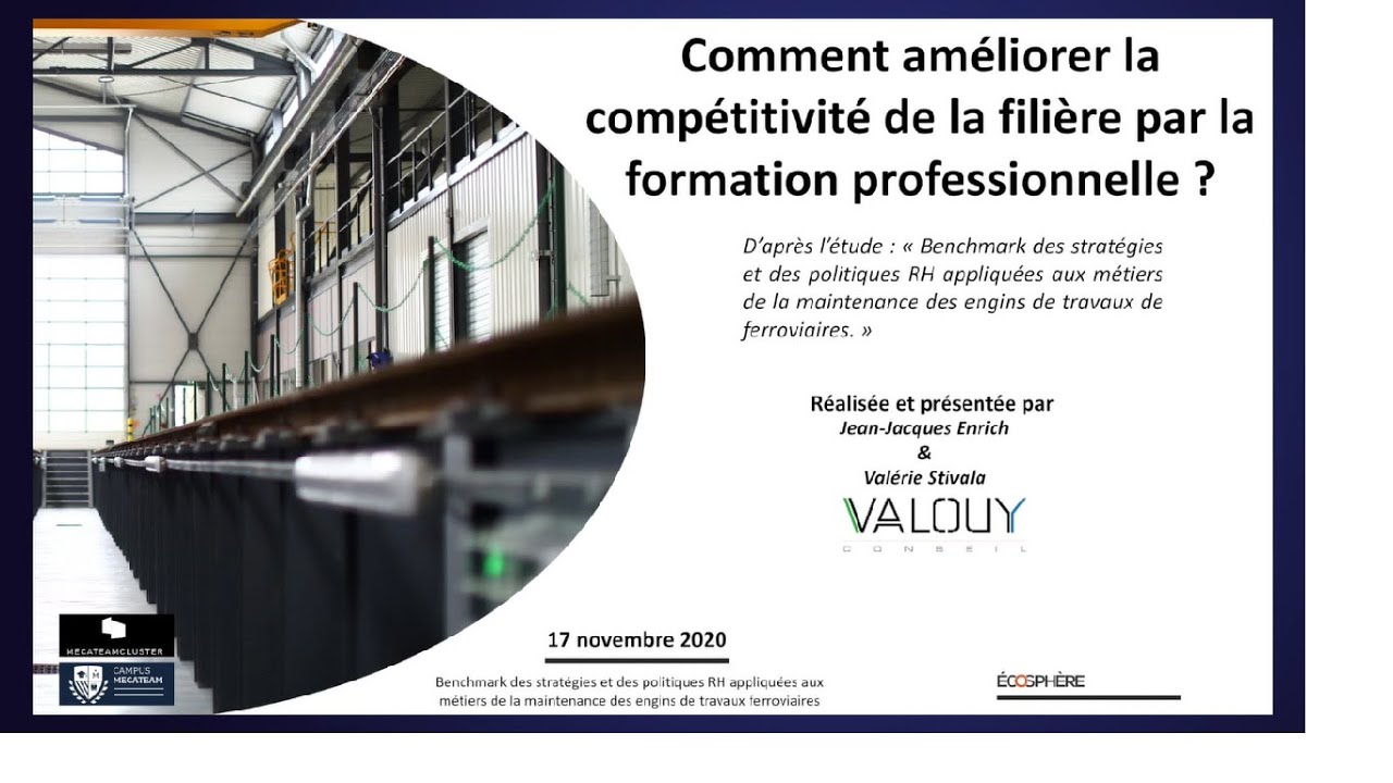 2ème étude RH consacrée aux métiers de la maintenance des engins de travaux ferroviaires.