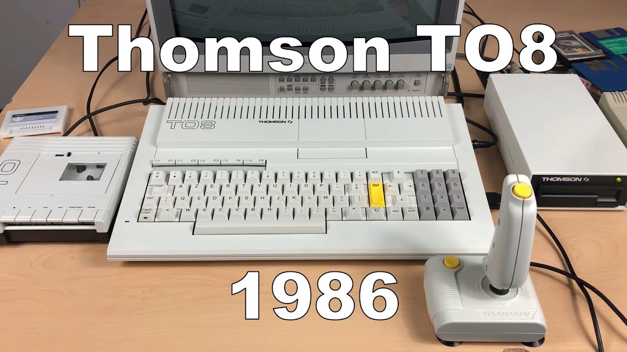 Thomson TO8 et ses accessoires : remise en marche et restauration