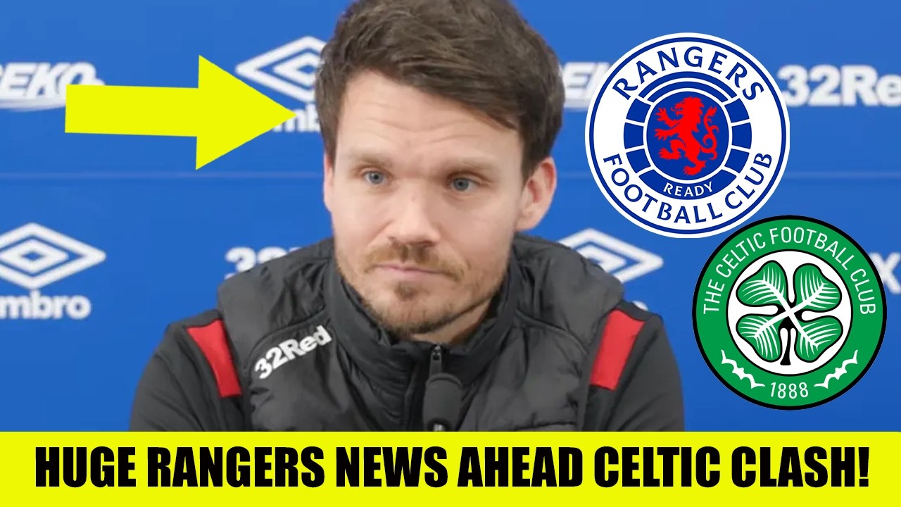 HUGE Rangers News Ahead Of Old Firm Quarter Final Clash Against Celtic! 