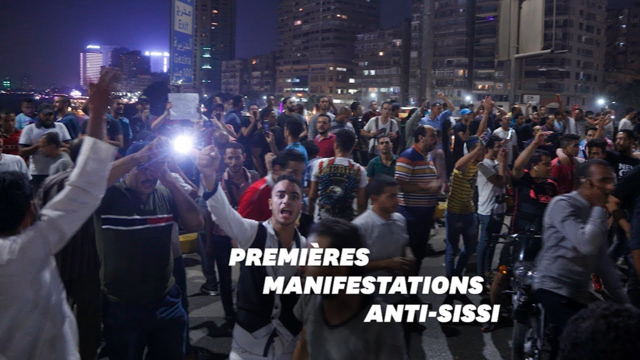 Au Caire, manifestation place Tahrir contre le président Sissi