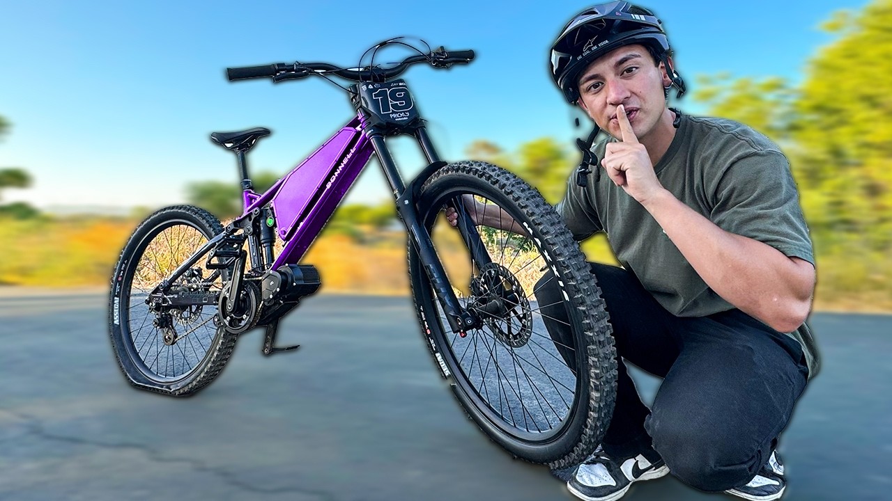 I Bought a Sur Ron Powered ELECTRIC Mountain Bike - Bonnell 775mx
