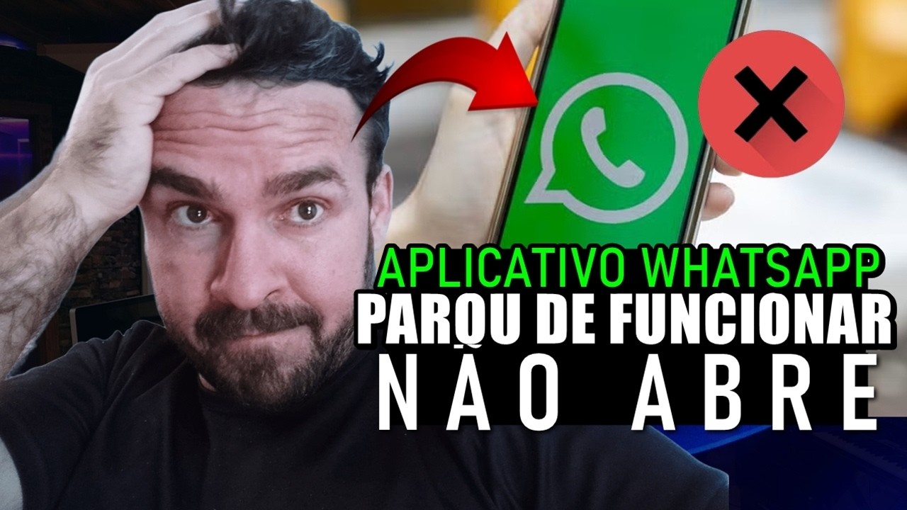 WHATSAPP NÃO ABRE ou NÃO FUNCIONA no CELULAR? Aprenda a RESOLVER!