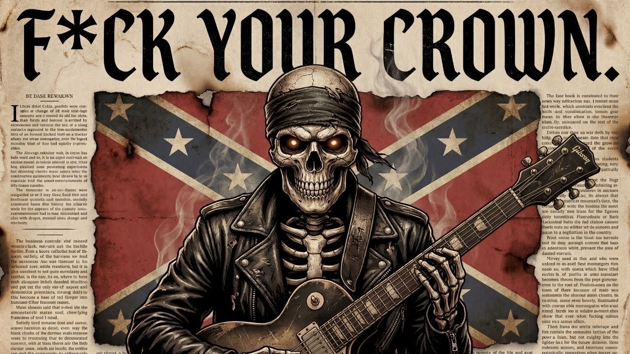 No Kings, No Kneeling — F*ck Your Crown ☠️ | Dark Outlaw Rock Anthem