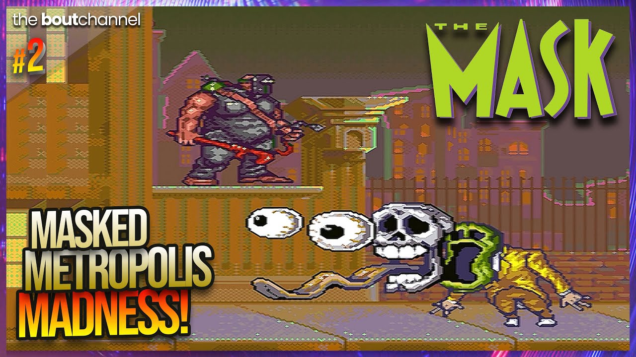 The Mask (SNES Gameplay, stg.2) ㅡ Edge City Streets