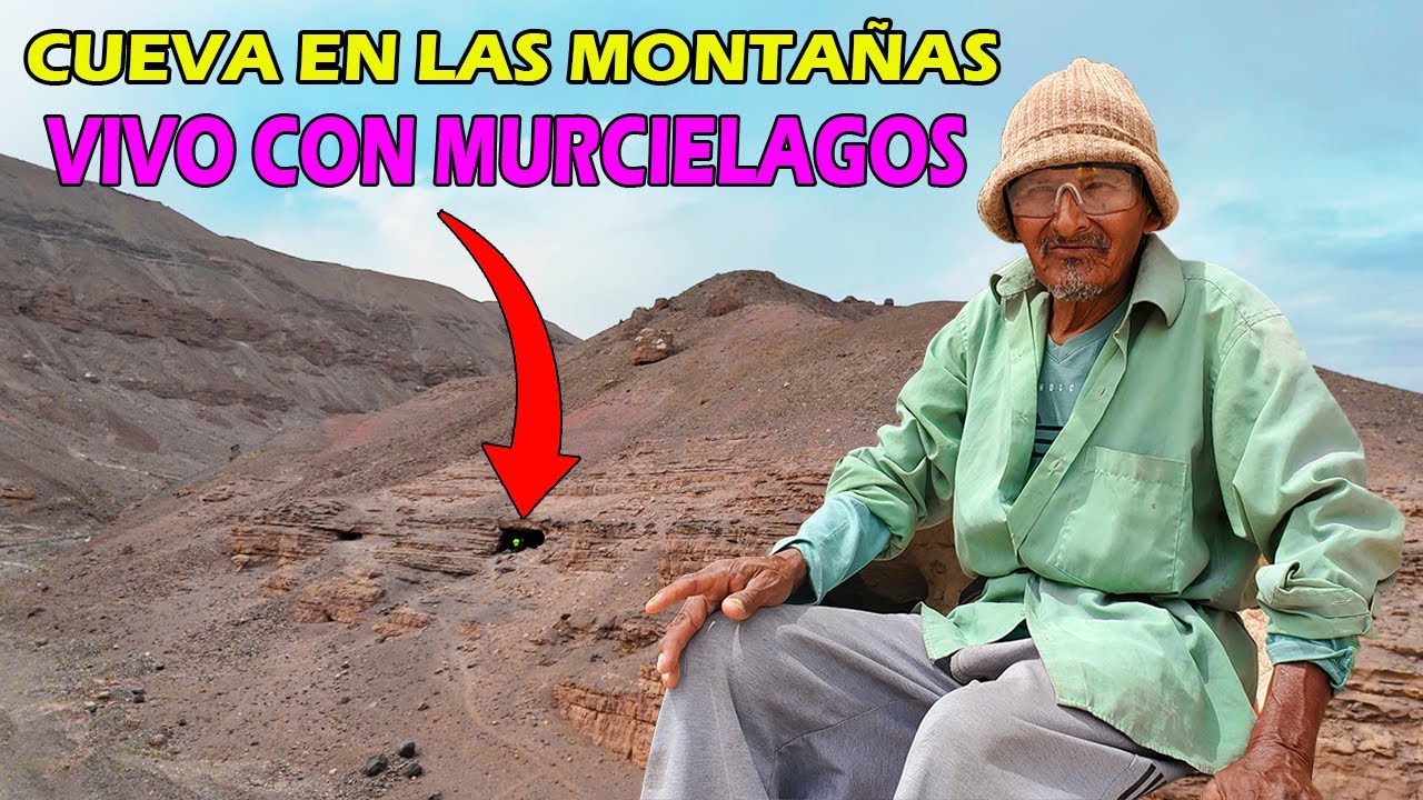ESTE HOMBRE VIVE con MURCIELAGOS en CUEVA en las Montañas