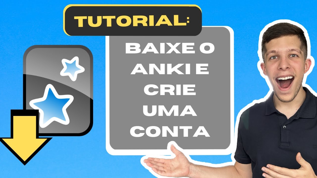 COMO BAIXAR O ANKI E CRIAR UMA CONTA? | Anki e Repetição Espaçada