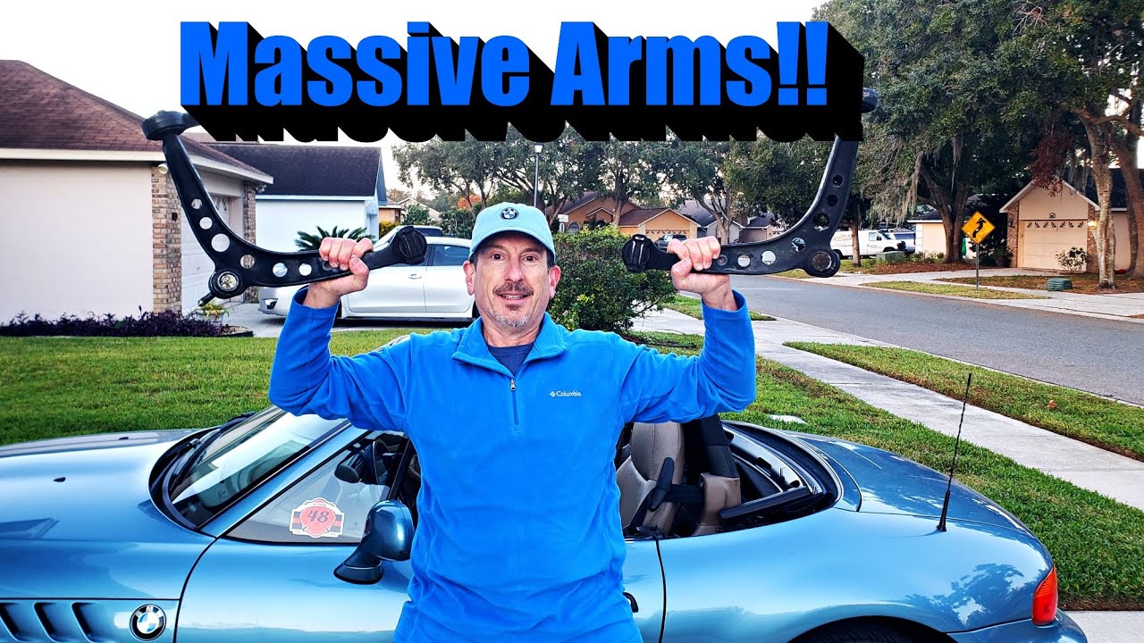 How To Install New Front Lower Control Arms: BMW Z3!