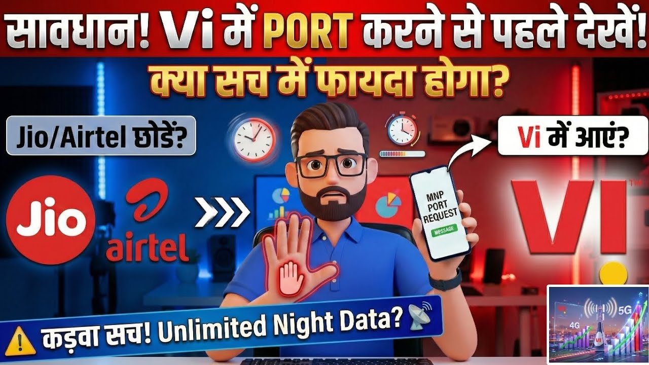 Before porting to Vi network, know this information! Jio, Airtel, BSNL to Vi port in. #bsnl #vi