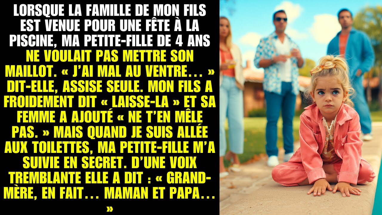 Ma petite-fille m’avoue un secret sur ses parents