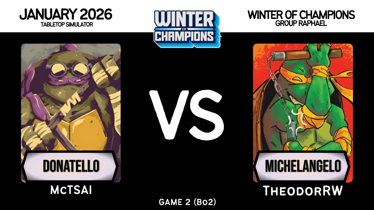 Donatello (McTsai) vs Michelangelo (TheodorRW) │ Winter of Champions '26 │ Group Stage │ Game 2