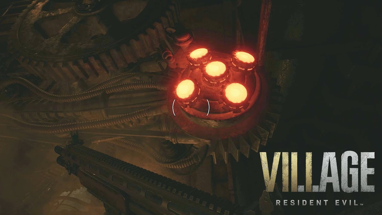 HOW TO DESTROY PISTON ENGINES BLOCKADE - Factory Puzzle Guide | Resident Evil Village