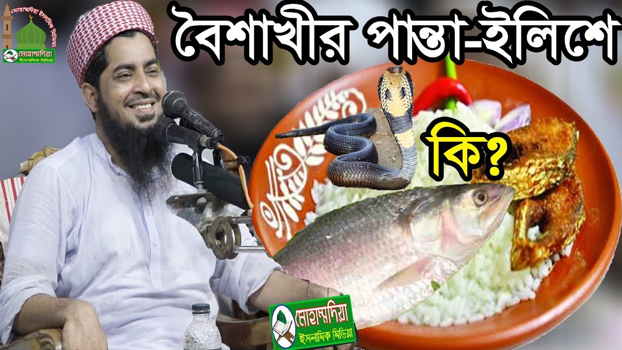 বৈশাখীর পান্তা-ইলিশ খাইছো তো মরছো ! খবরদার মুসলমান খবরদার !! eliasur rahman zihadi waz