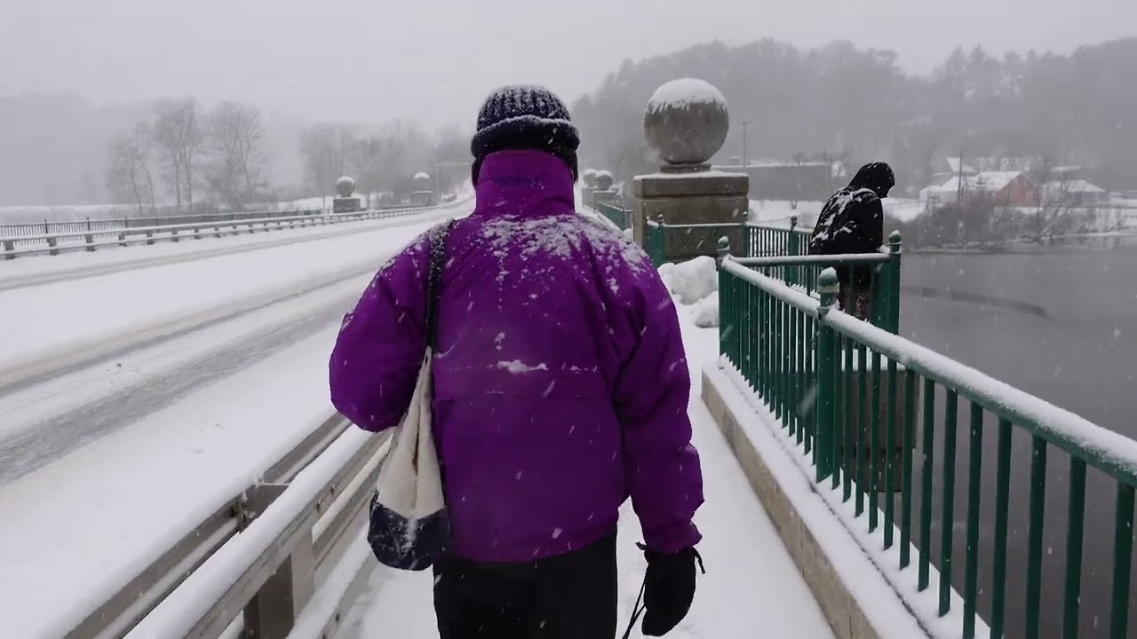 Snowy Winter day at Dartmouth College