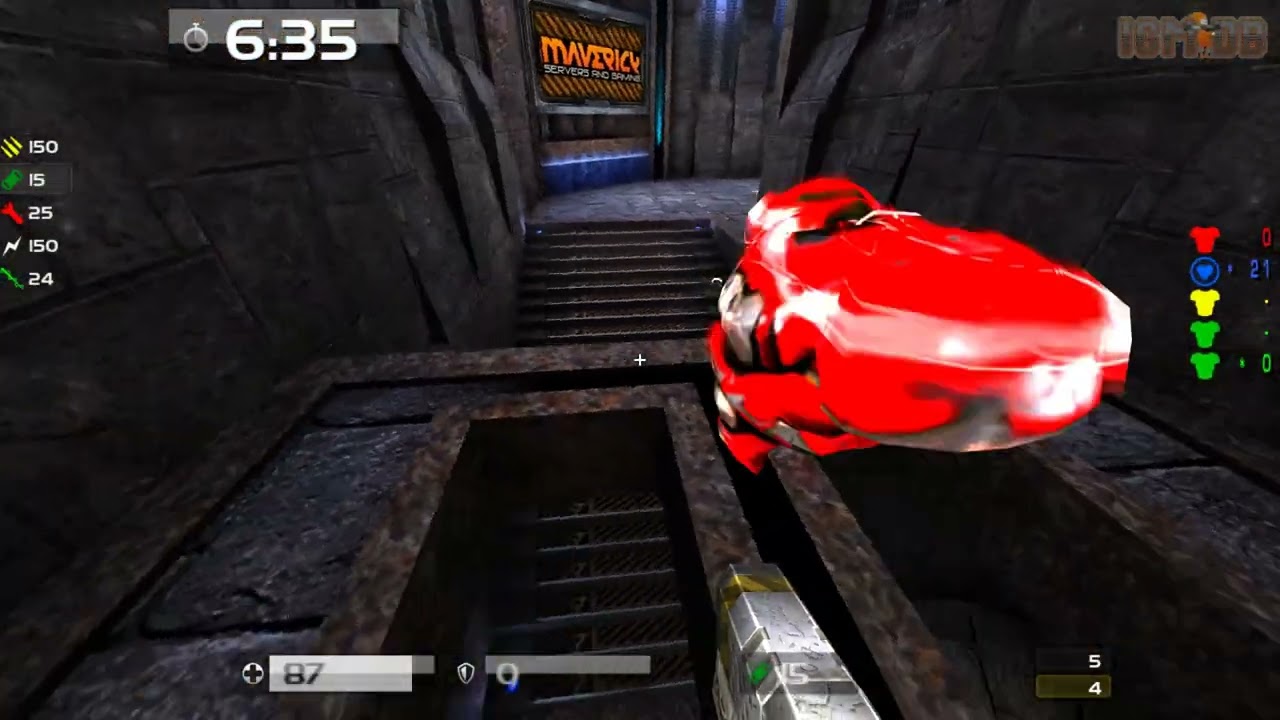 Quake Live: SellingAim(POV) vs. bast87 - Aerowalk - Running for my life