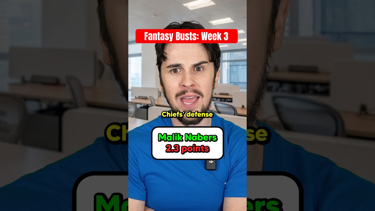 Fantasy Football Busts of Week 3🤣 #fantasyfootball #nfl #relatable #skit #fantasy
