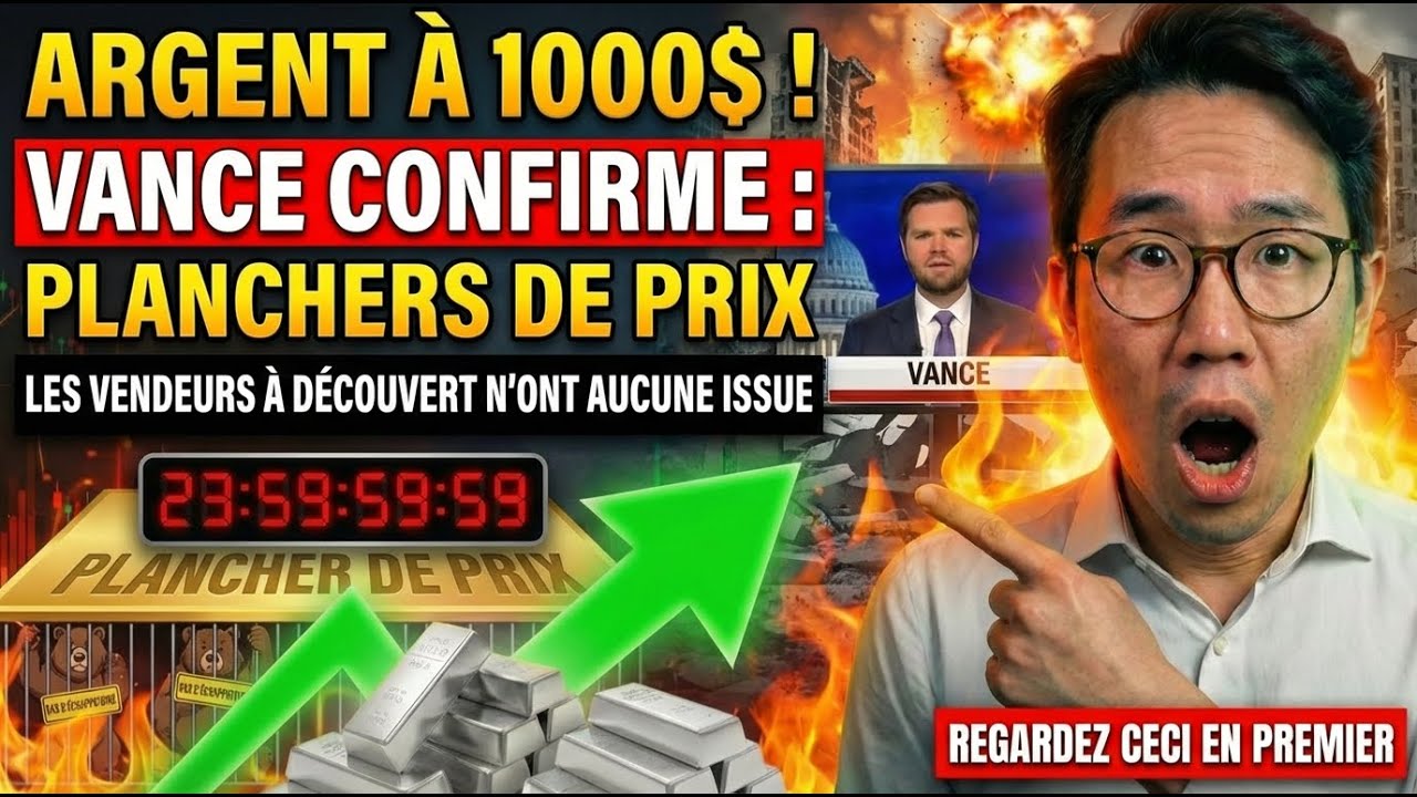 Vance vient de confirmer un prix de $1000  pour l'argent ?! (Interview choc)