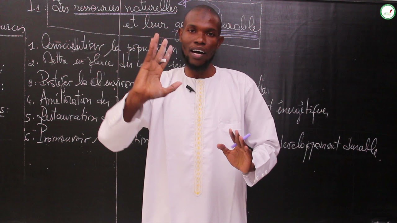 Cours - Quatrième - SVT - Les ressources naturelles et leur gestion durable / suite 3/ M. Diallo