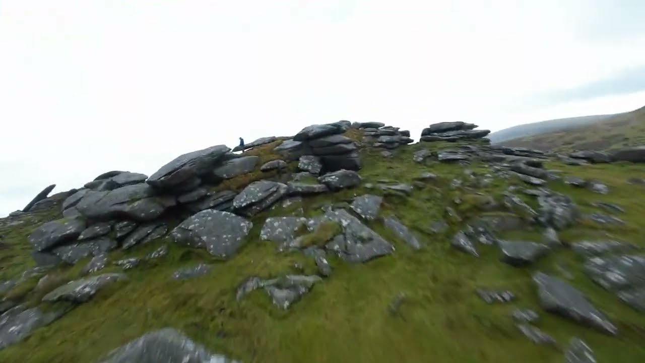 Bearah Tor Liskeard Cornwall UK #fpv #drone #fpvdrone #quadcopter #nostab #onepack 