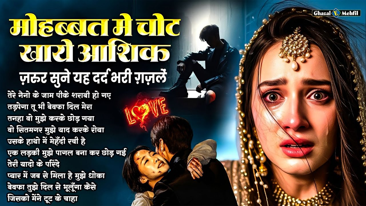 #2026 मोहब्बत में चोट खाए आशिकों की ग़ज़ल💘Dard bhare gane💘Hindi sad songs Best of bollywood ❤️#gajal