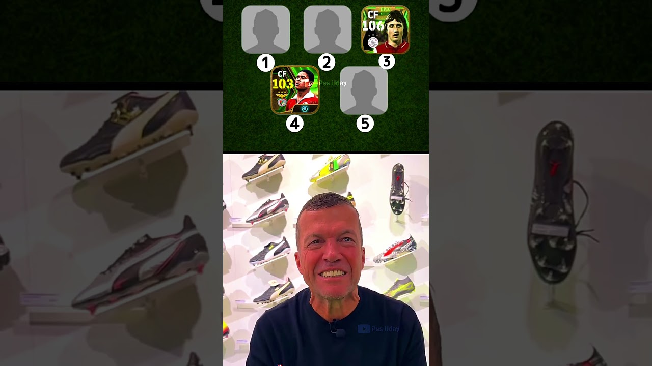 Лотар Маттеус слепо оценивает легендарных футболистов 🐐 ⚽️ #efootball #efootball2026 #shorts