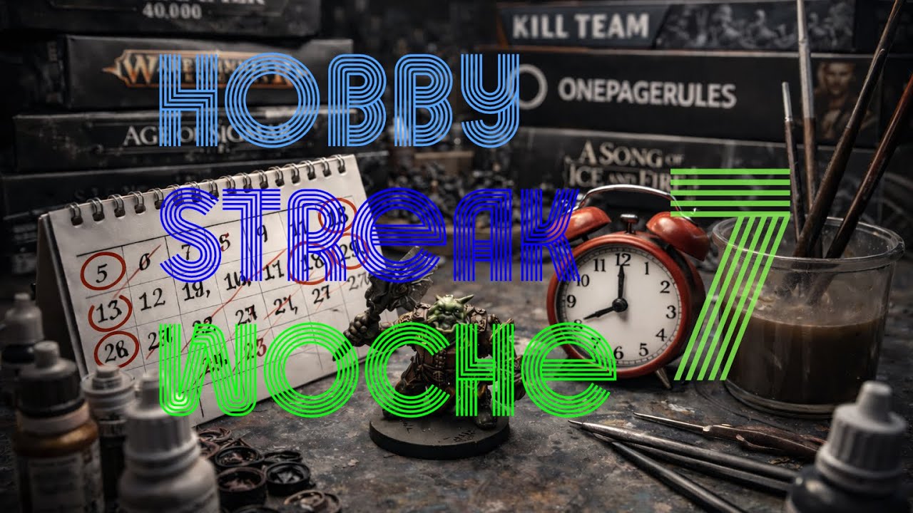 Hobby Streak Woche 7 #onepagerules #warhammer40k  #tabletopgaming