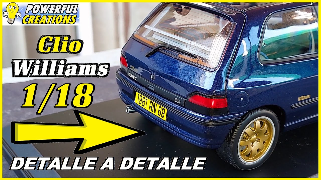 🚗UNBOXING Maqueta 1/18 Clio Williams de Norev + Pintado de Tornillos | Modelismo y Coches a Escala