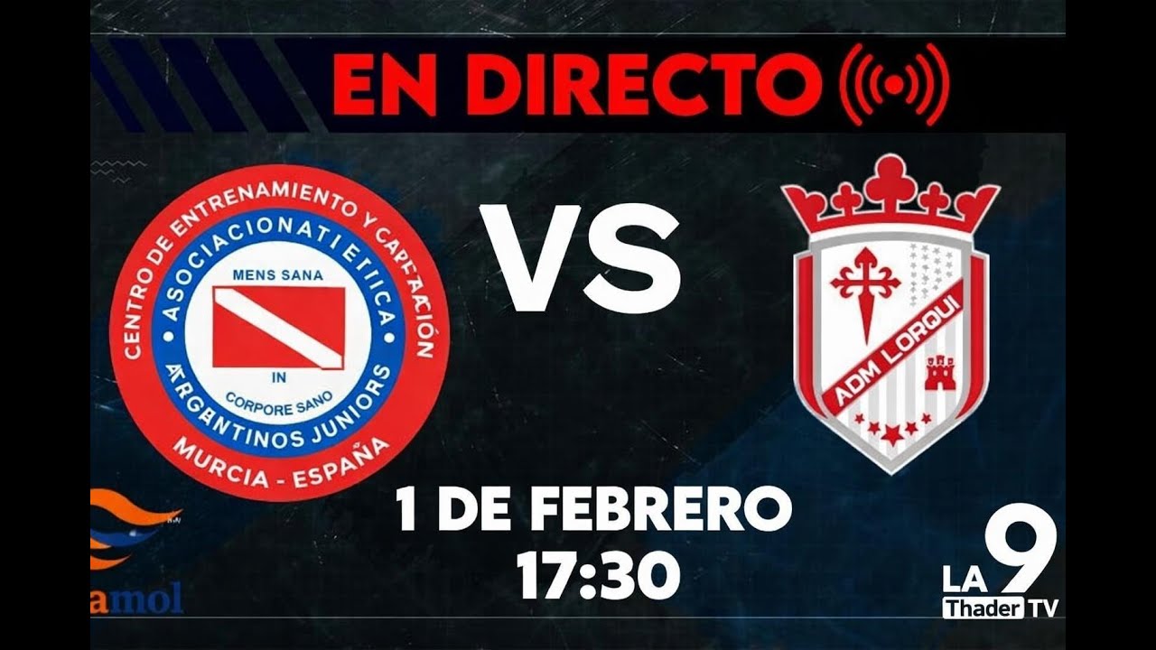 ARGENTINOS JR CEUTI. VS ADM LORQUÍ (JUVENIL)