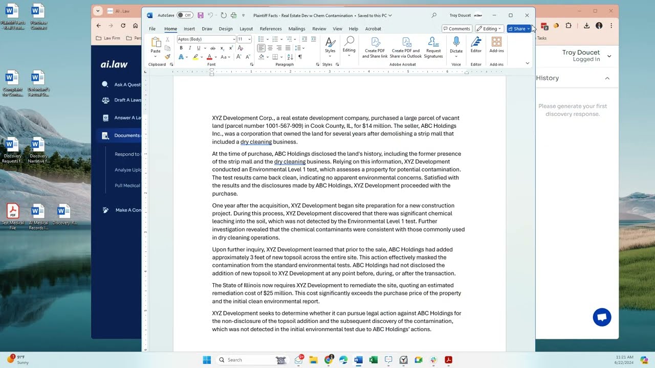 Effortless Discovery Responses: AI Law is Revolutionizing Legal Drafting!