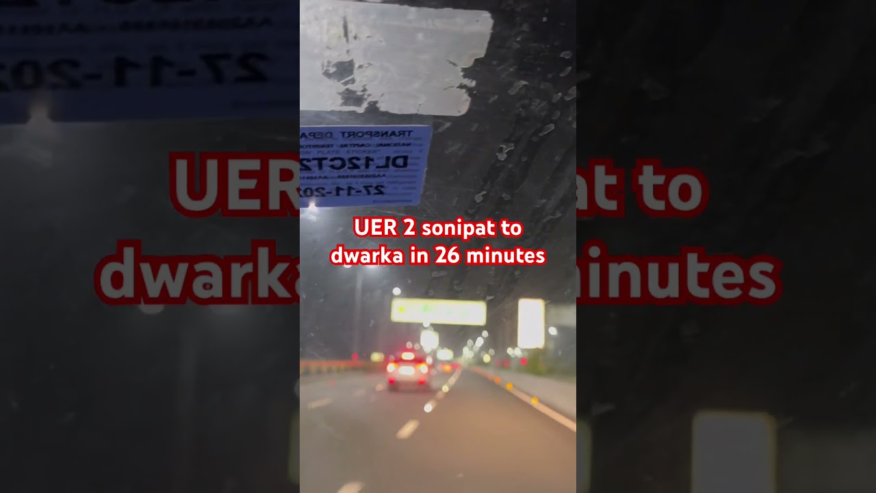 UER 2 Sonipat to Dwarka in Just 26 Minutes | Unbelievable Speed Test Ride #UER2 #SonipatToDwarka