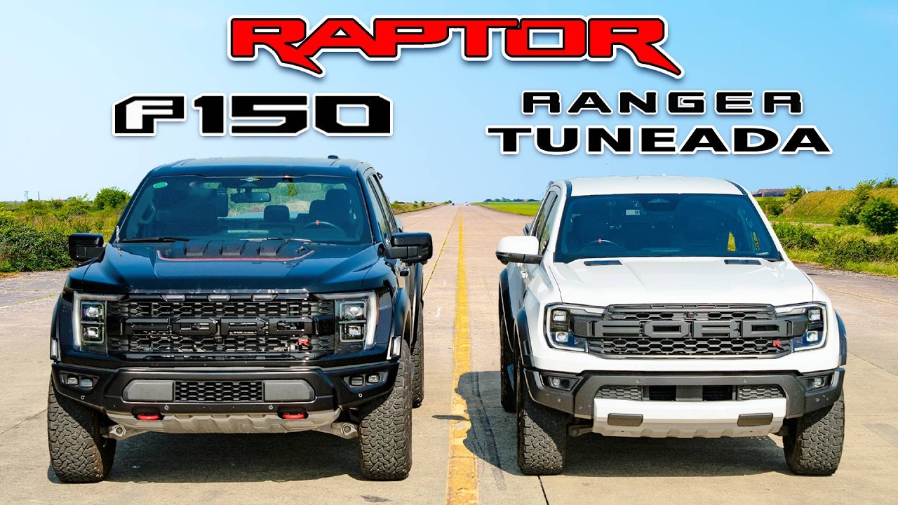F150 Raptor R de 720hp vs Ranger Raptor tuneada: ARRANCONES