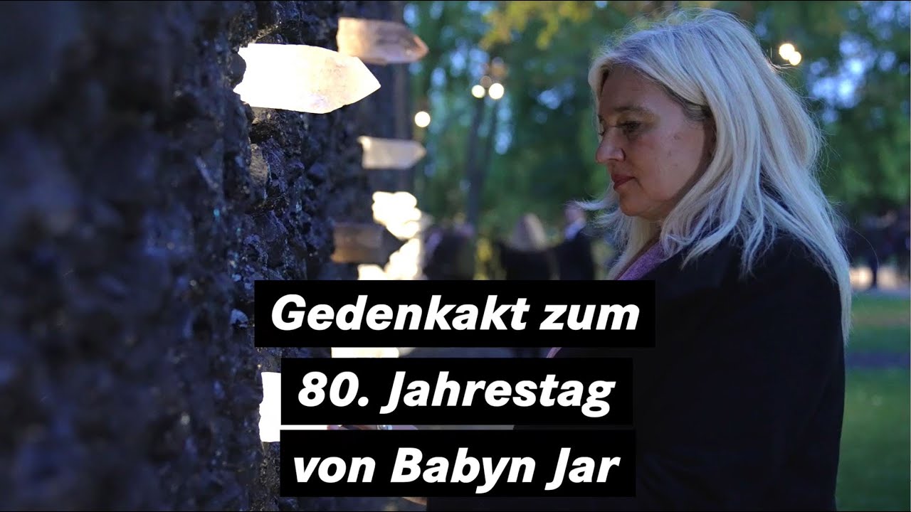 Gedenkakt zum 80. Jahrestag von Babyn Jar  - Bayern
