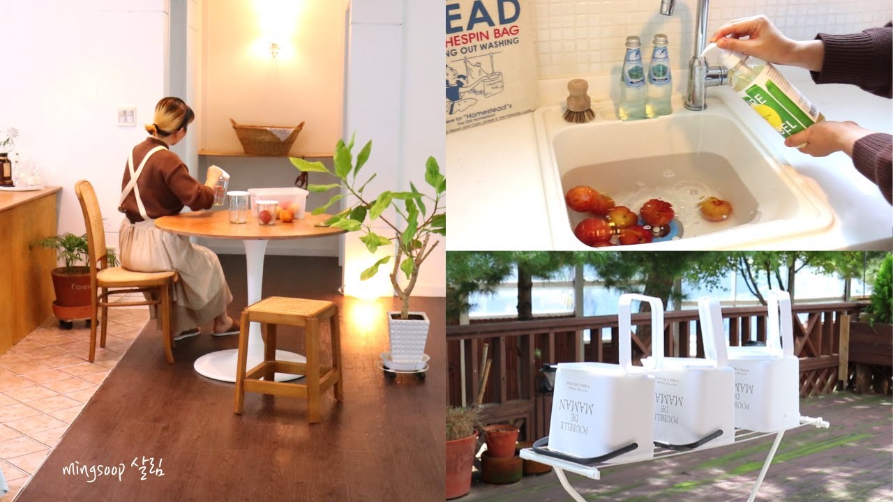 SUB) Diligent Korean housewife's housework in autumn. / Clean with me.