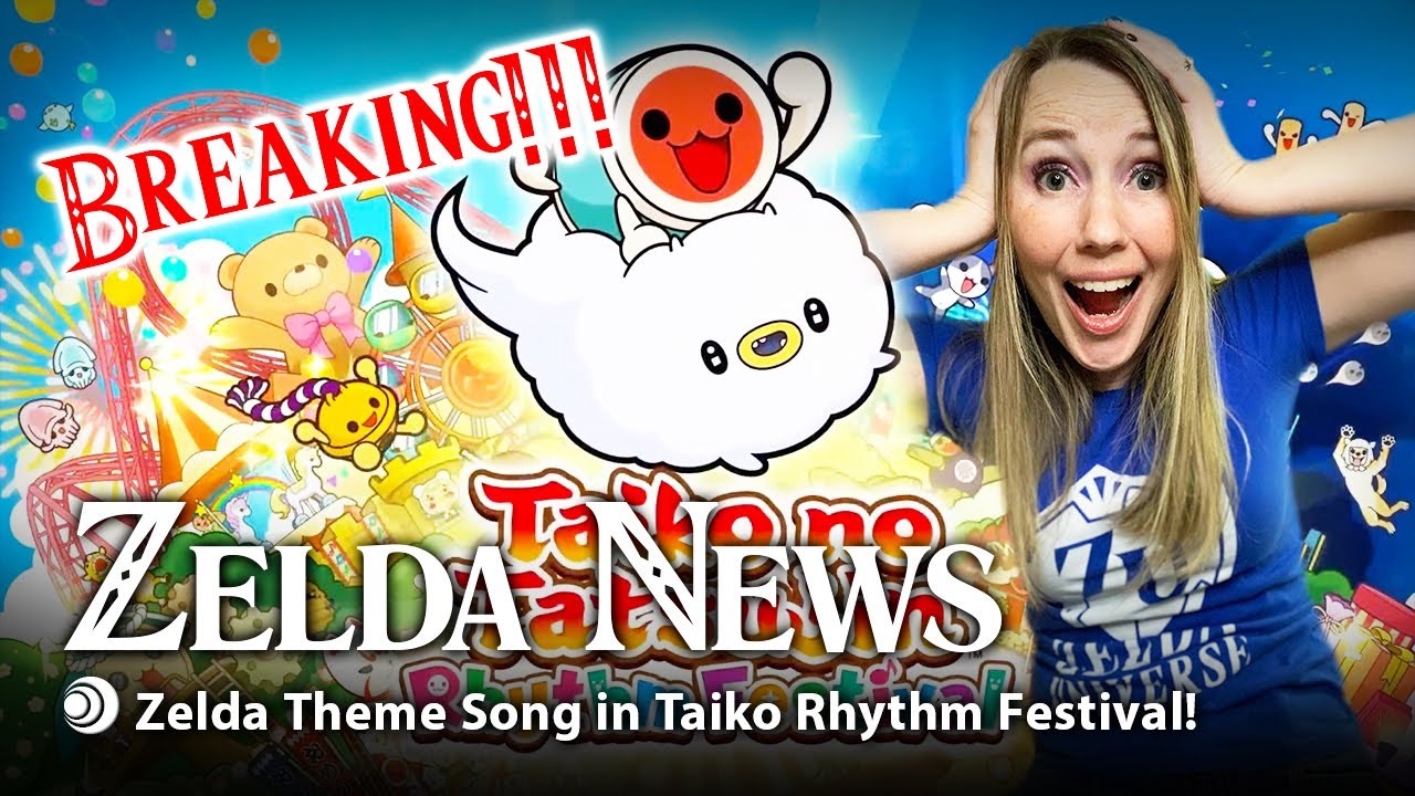 Breaking Zelda News! | Zelda Theme Song in Taiko Rhythm Festival!